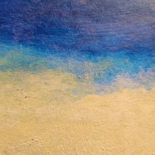 On the Island II painting like new, acrylic sea Aegean