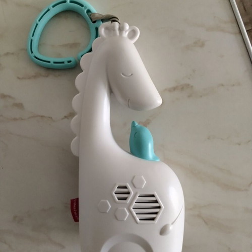 Fisher-Price Musical Portable Giraffe Baby Toy and Soother