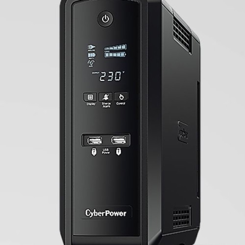 CyberPower CP1300EPFCLCD UPS Line-Interactive 1300VA 780W used with 6 Schuko outlets
