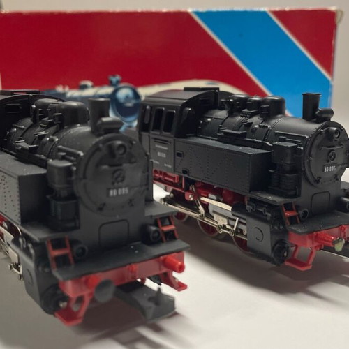 Lima HO Steam Locomotives BR 80 005 New Old Stock, pack of 2