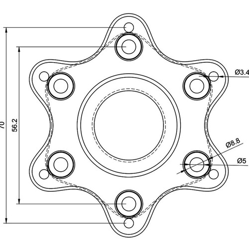 Logitech G29 G920 Wheel Adapter New 3D Printed PETG Compatible