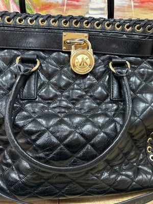 Michael Kors shoulder bag black, full leather, like new