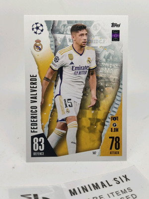 Συλλεκτική κάρτα Federico Valverde Topps Match Attax σαν καινούργιο