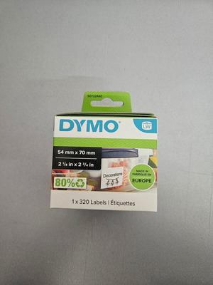 Dymo LW Labels 54 x 70mm 320 Original New