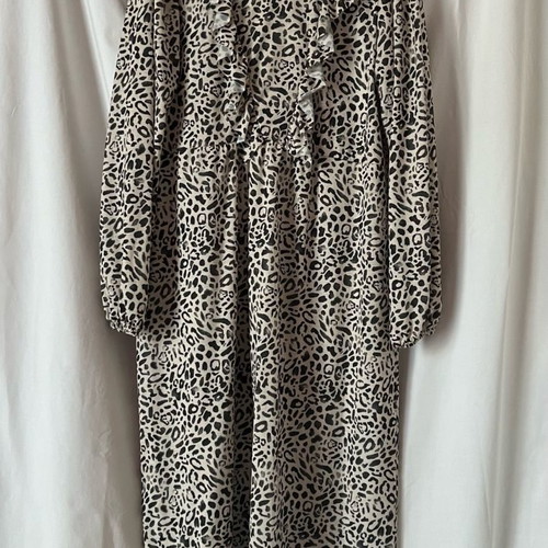 Leopard dress long Zara new, loose fit, size S