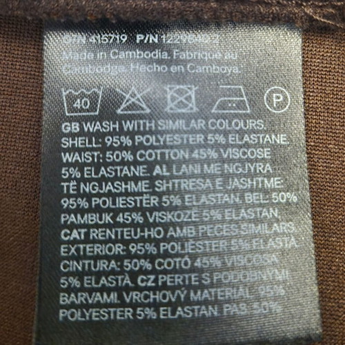 H&M maternity pants brown wide like new