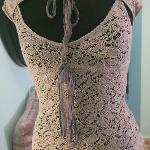 Red Valentino set lace bolero and blouse like new, size 42