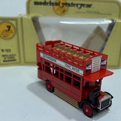 Matchbox 1978 Models of Yesteryear Y-23 A.E.C. S Type Omnibus 1922 new