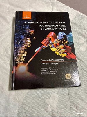 Applied Statistics and Probability for Engineers academic book like new