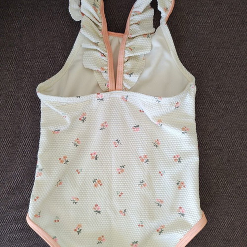 Baby Swimsuit White One-Piece 23 Months Like New