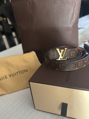 Louis Vouitton ζώνη 40mm σαν καινούργιο, καφέ