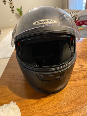 Κράνος Μαύρο Corsa CF-155 μεταχειρισμένο, flip-up 1600 gr