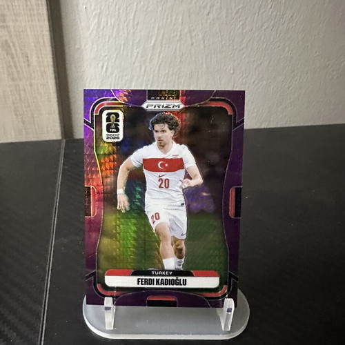 2026 Panini Prizm Fifa World Cup Ferdi Kadioglu Purple Hyper #492 new
