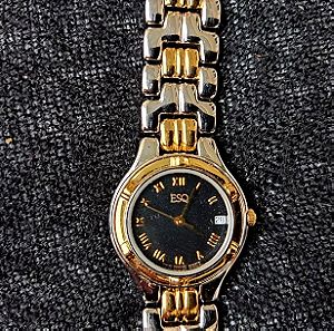 Γυναικείο ρολόι ESQ Esquire Swiss Gold-tone 100176A Quartz