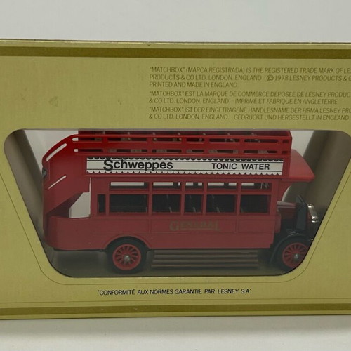 Matchbox 1978 Models of Yesteryear Y-23 A.E.C. S Type Omnibus 1922 new