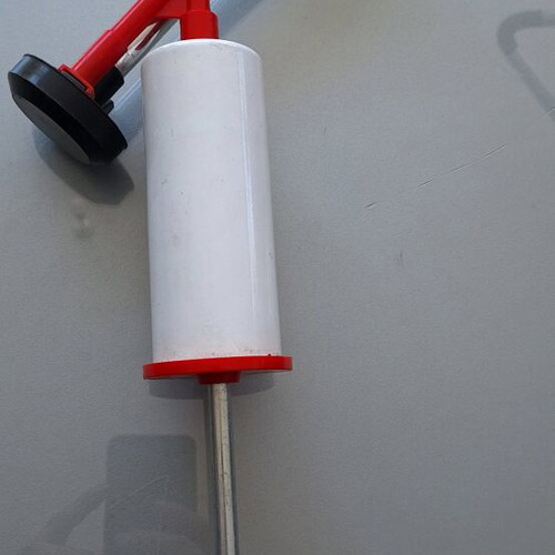 Air horn with hand pump used