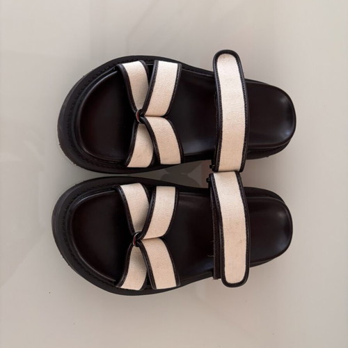 Flatform sandals Reserved size 38 new, black and brown