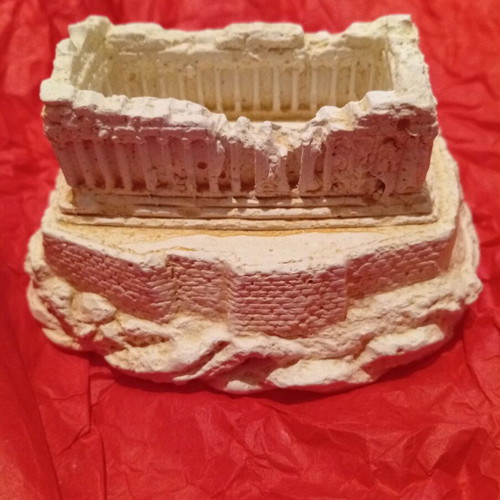 Parthenon souvenir model new, stone-like material