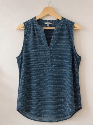 H&M blouse, blue, size L