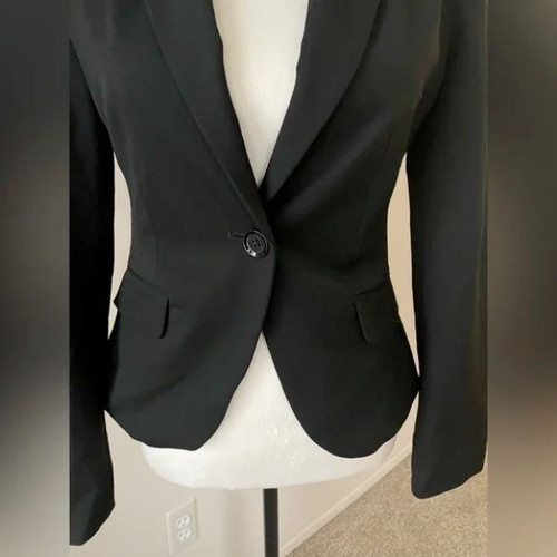 Express Design Studio blazer new, fitted jacket S-M black