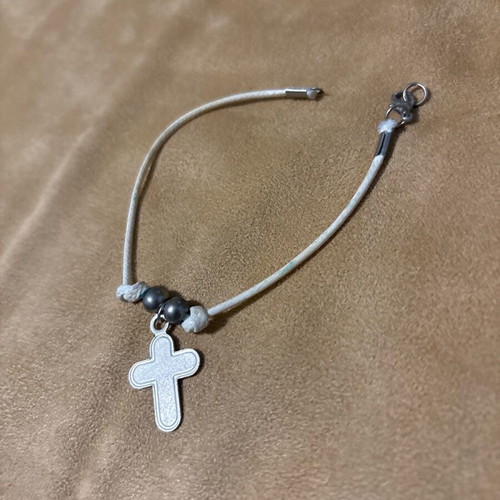 Bracelet used jewelry with cross charm