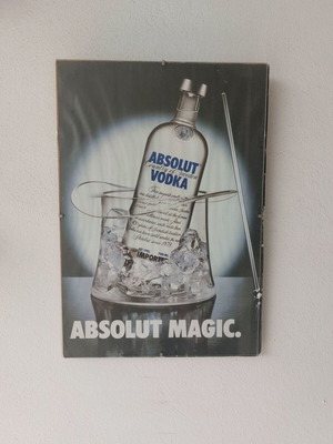 Absolut Magic vintage framed advertisement used