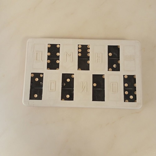 Vintage Soviet Domino (CCCP) used, collectible board game