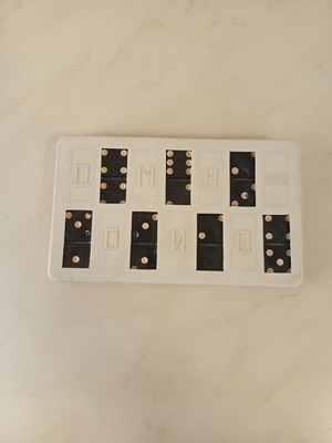 Vintage Soviet Domino (CCCP) used, collectible board game