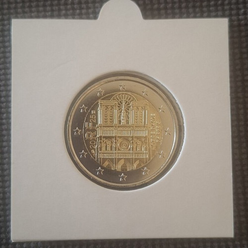 2 Euro Coin France 2025 Notre Dame Uncirculated