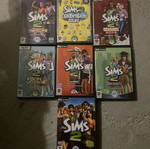 Sims PC games used, full bundle