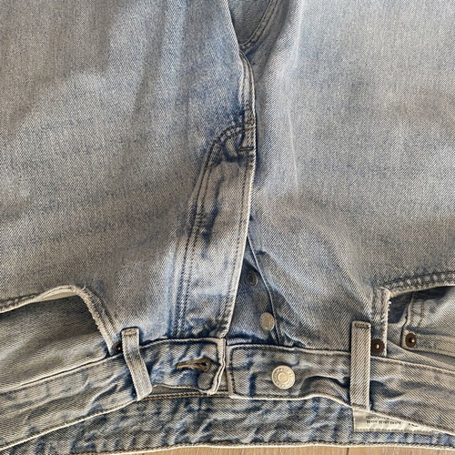 Zara men's light wash denim jeans straight fit new