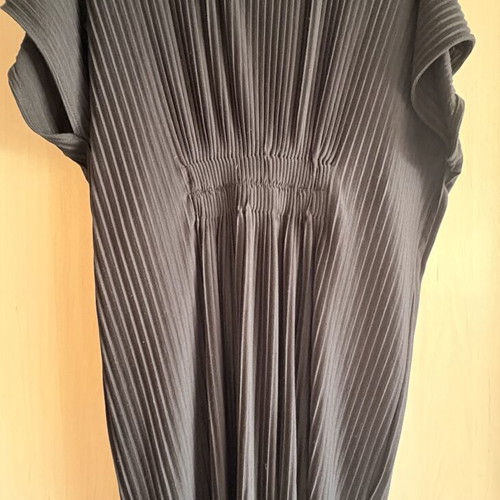 Zara evening collection black pleated dress like new, size M