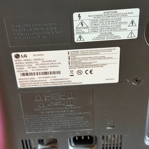 LG 22’ television used