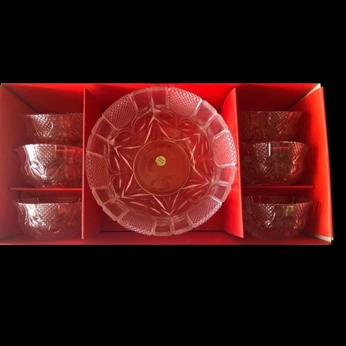 Cristal d’arques set for ice cream and fruit salad new