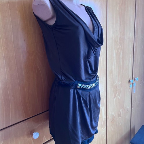Dark brown backless dress like new, size S/M