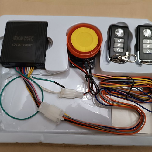 Motorcycle alarm like new with 2 remotes