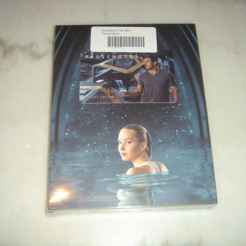 Passengers Steelbook Blu-Ray καινούργιο, τσεχική έκδοση με ελληνικούς υπότιτλους