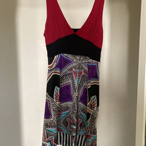 PurpleJam summer dress used, size Large, multicolor