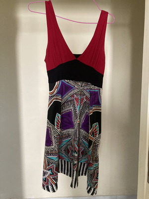 PurpleJam summer dress used, size Large, multicolor