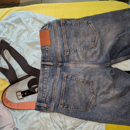H&M short denim shorts like new, blue, sizes S and M