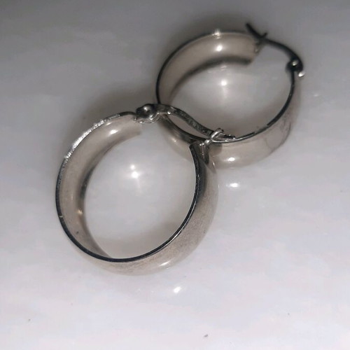 Hoop earrings used