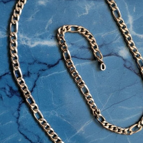 Silver vintage chain 66 cm like new