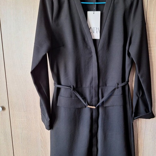 Mini black dress Zara new, size large
