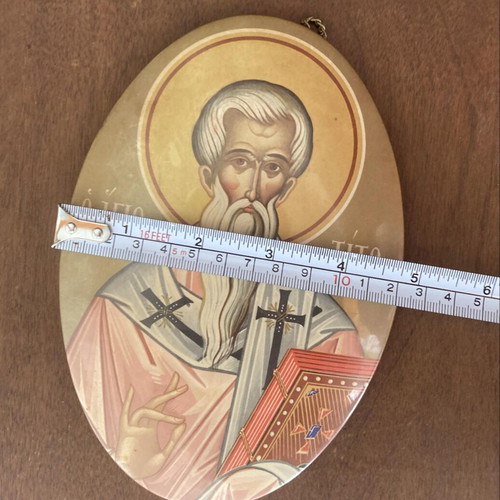 Saint Titus icon used, Crete