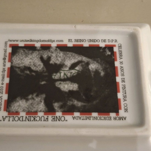 DPR One Fuckin’ Dolla limited edition porcelain ashtray 2010