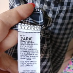 Zara καλοκαιρινή τούνικ μακρύ γιλέκο για κορίτσια μέγεθος 10, σαν καινούργιο, καρό