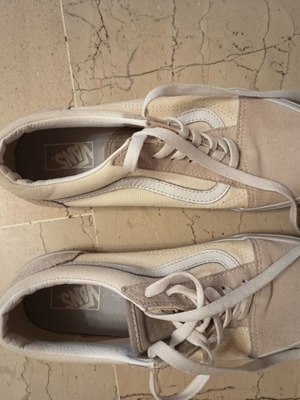 Sneakers Vans νούμερο 38 δερμάτινα γκρι καστόρινα like new