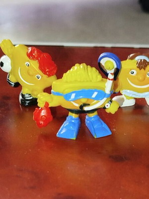 Kinder figures used, pack of 5, 1992 vintage