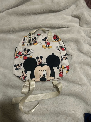 Small Mickey Zara bag like new, beige backpack
