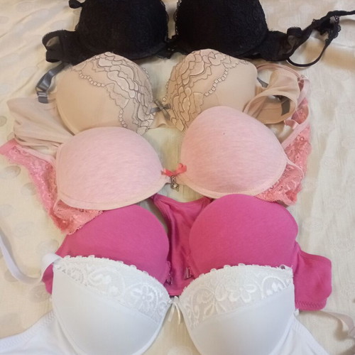 Bras used, pack of 5, size 70B